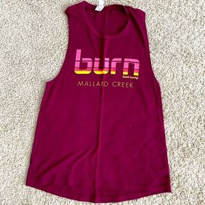 Burn Boot Camp workout tank top